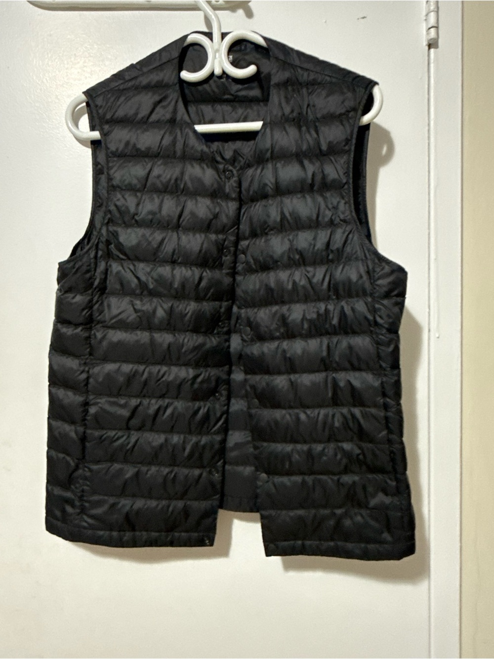 Black Quilted men’s Down Vest - Lightweight Layering